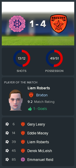 ---------- at Dulwich Hamlet post-match